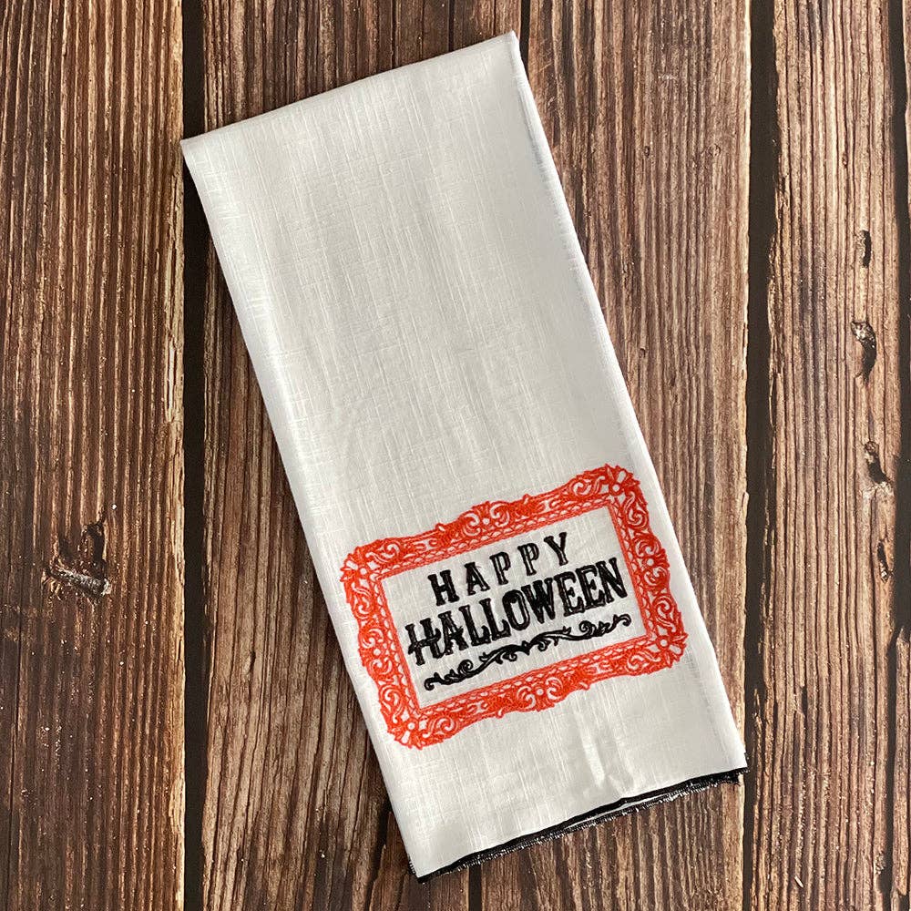 Happy Halloween Embd. Kitchen Towel