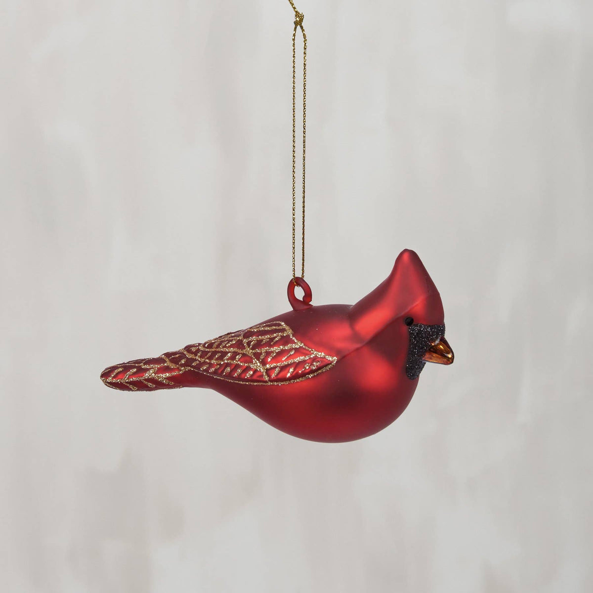 Cardinal Glass Ornament