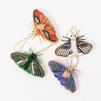 Ornaments - Beaded Moths