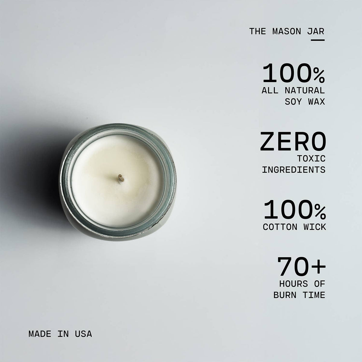 13 oz Mason Jar Fall Candle: Hello Fall
