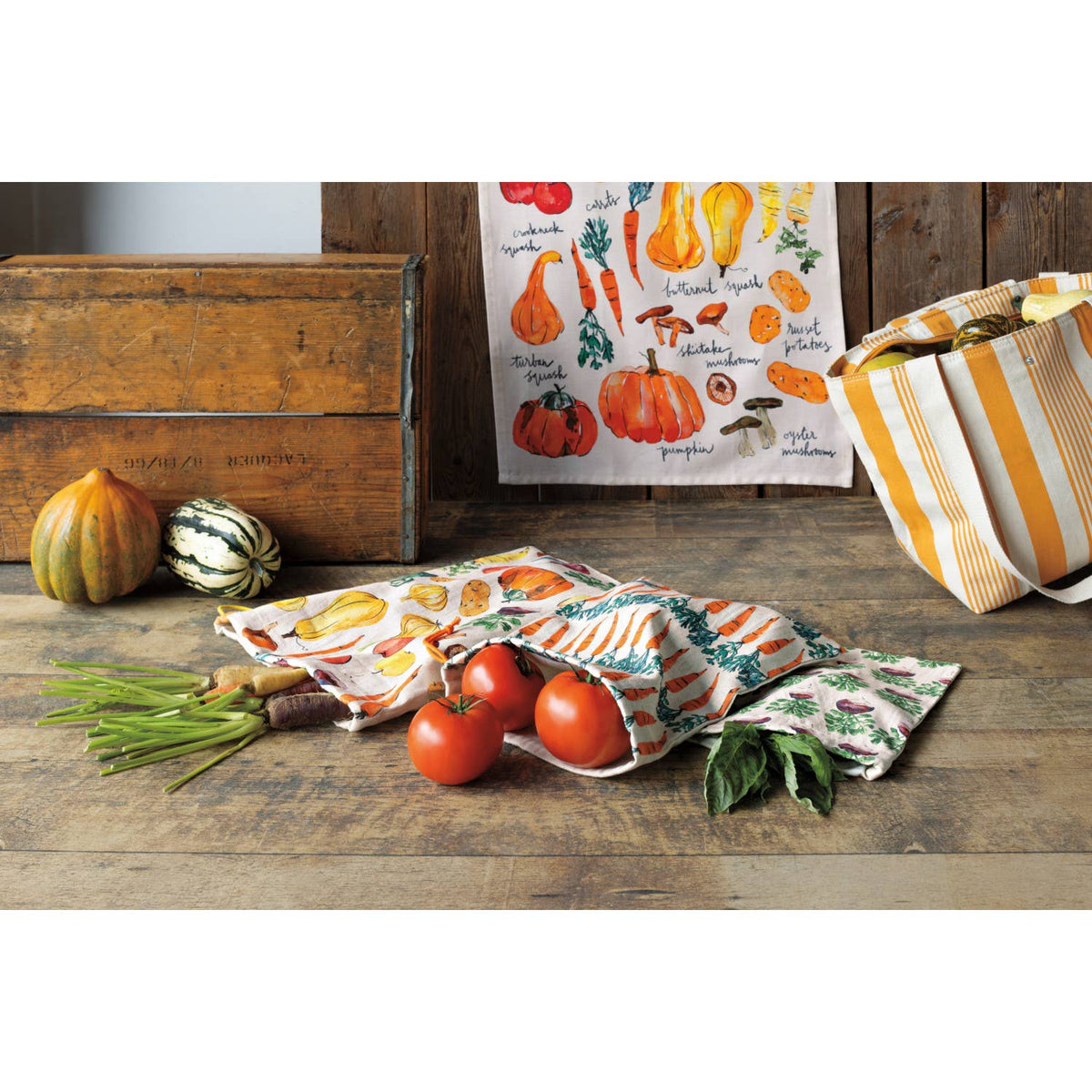 Veggie Stand Dishtowel