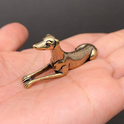 Brass Dog Crafts Decoration Desktop Ornaments
