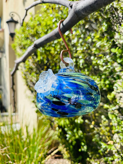 Hummingbird Feeder - Handblown