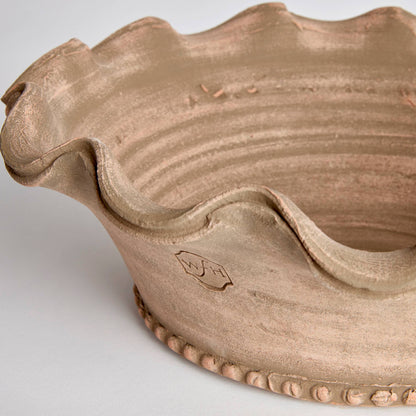 Wakefield Handmade Festonee Forcing Pot #6, Aged Terracotta