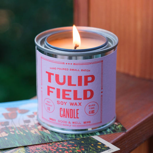 Tulip Field Soy Candle