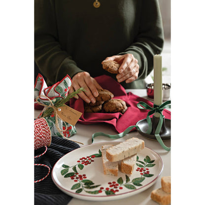 Merry Berry Christmas Recycled Microfibre Dishcloth
