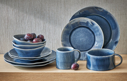 Hudson Soup Mug Dark Blue Stoneware Everyday