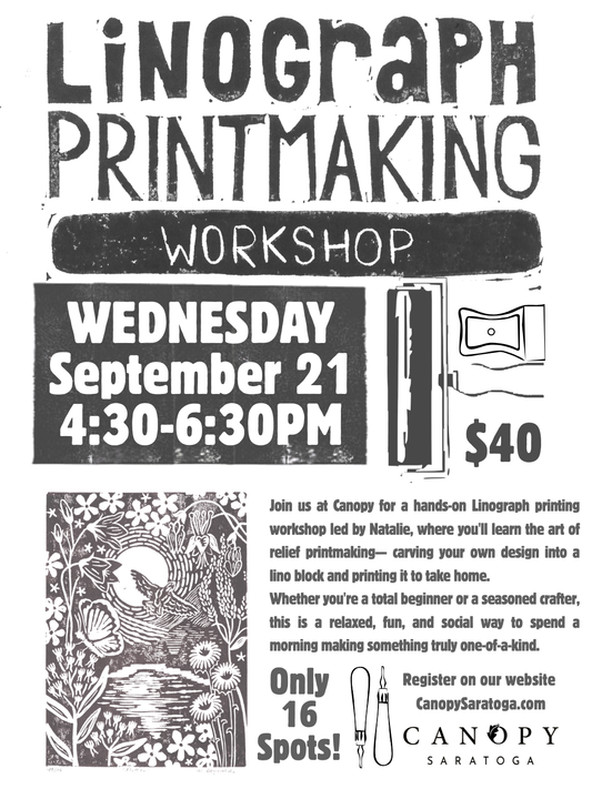 Linograph printmaking workshop