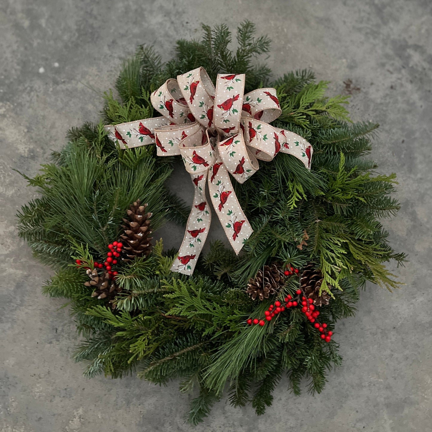 Mixed Greens Wreath (PRE-ORDER)