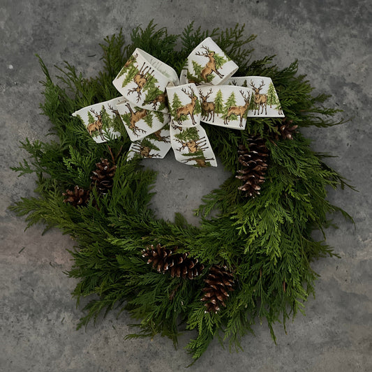Wreath Mixed greens all sizes' (PRE-ORDER)