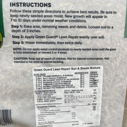Green Guard® Lawn Repair Sun & Shade Mixture