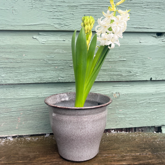 Grey Decorative Pot - Avery - Pebblewood