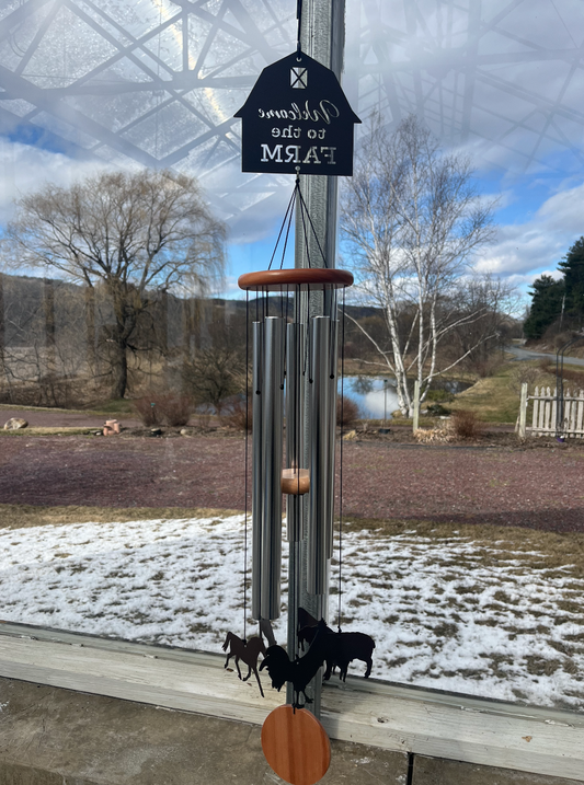 Farm Animal 'Welcome to the Farm' Wind Chime