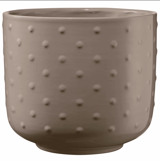 Greige Ceramic Baku Pearl Pot