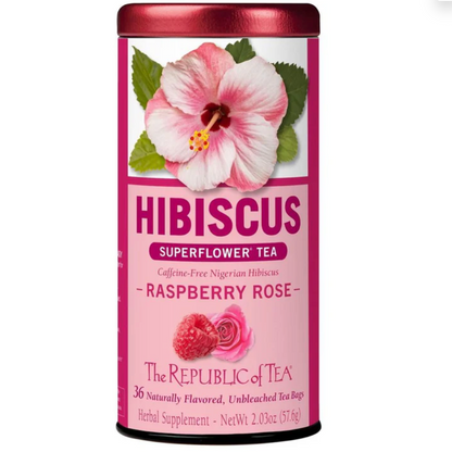 Raspberry Rose Hibiscus Tea - The Republic of Tea