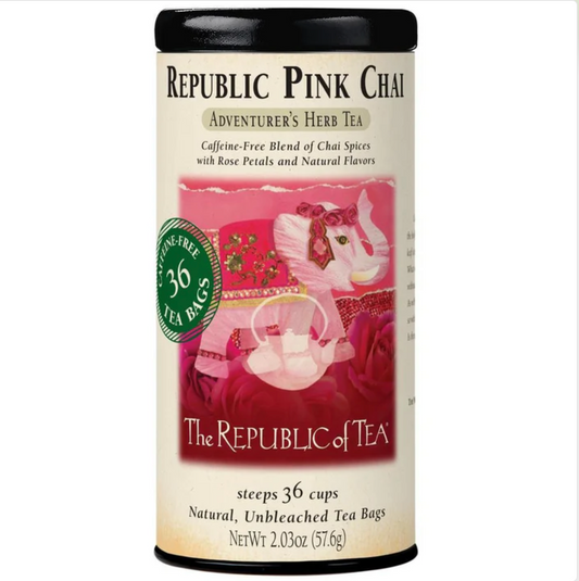 Republic Pink Chai Herbal Tea - The Republic of Tea