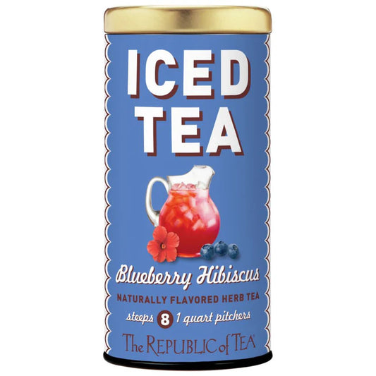 Blueberry Hibiscus Iced Tea - The Republic of Tea
