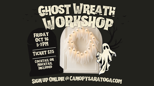 Ghost Wreath Making Workshop — Fri Oct 16