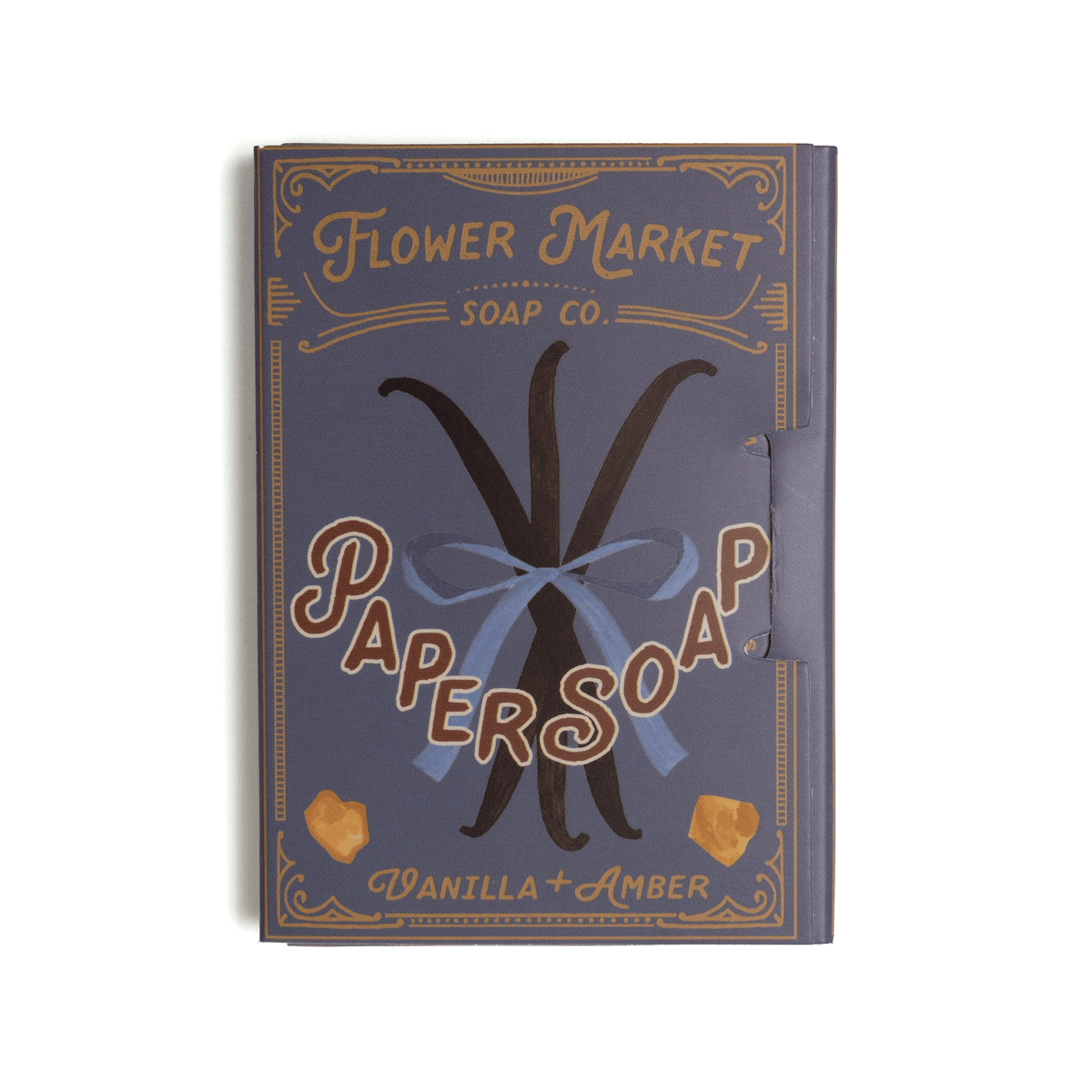 Paper Soap – Vanilla + Amber, 50 sheets
