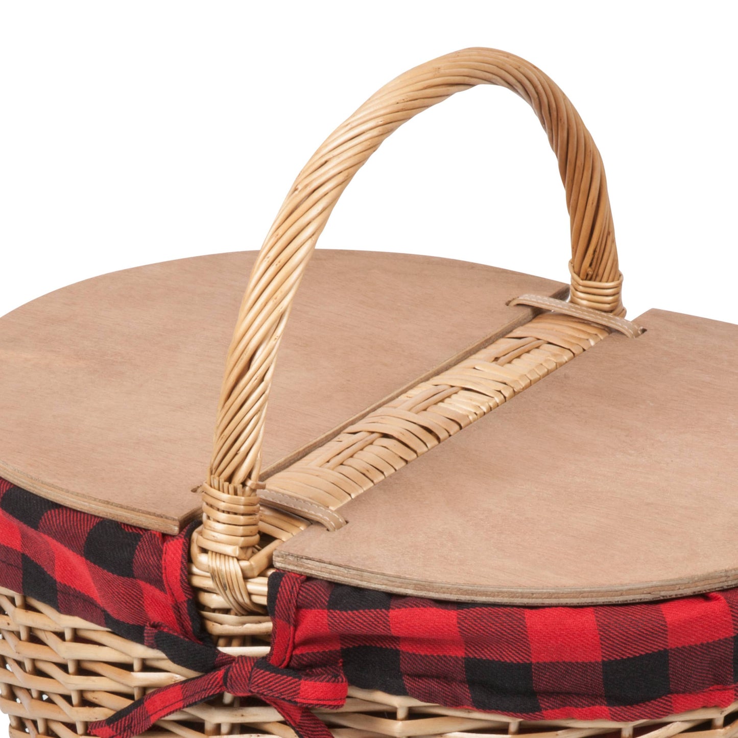 Country Vintage Picnic Wicker Basket