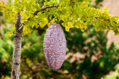 Stella Wildflower Pod Solar Lantern - Blush