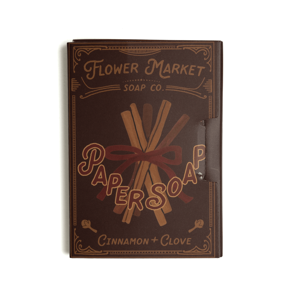 Paper Soap – Cinnamon + Clove, 50 sheets