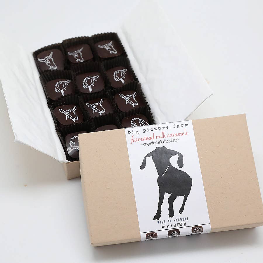 Chocolate Covered Goat Milk Caramel