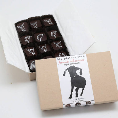 Chocolate Covered Goat Milk Caramel