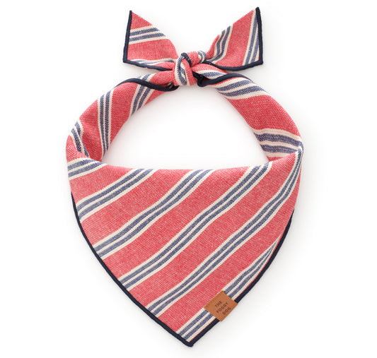 Nantucket Stripe Dog Bandana