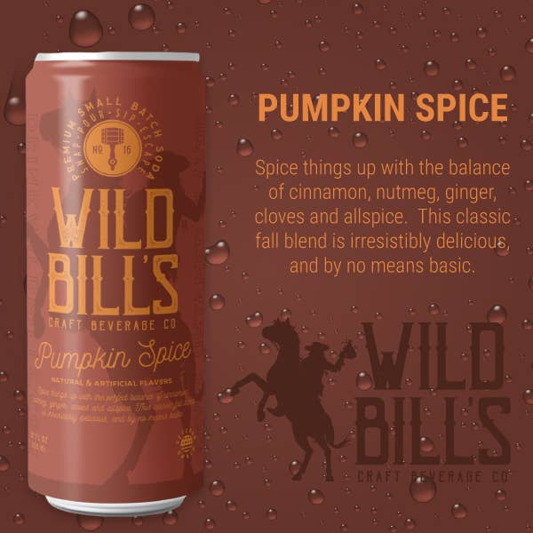 Pumpkin Spice - Premium Cane Sugar Soda