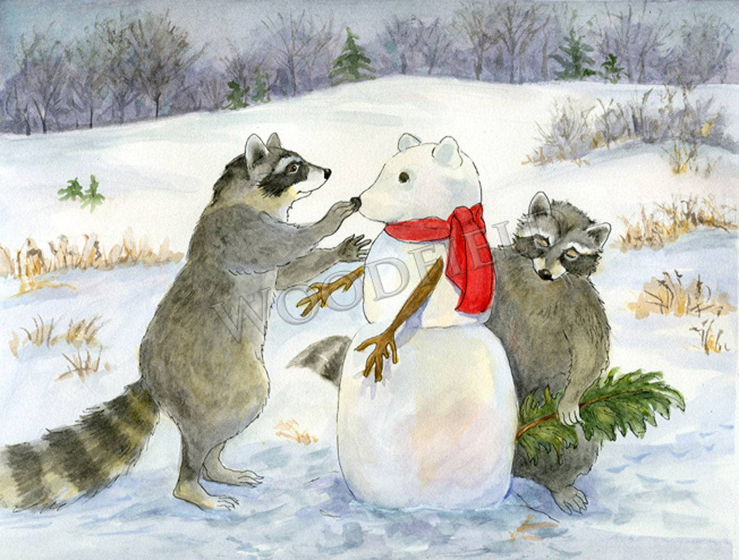 #766 - Building a Snow Racoon Notecard