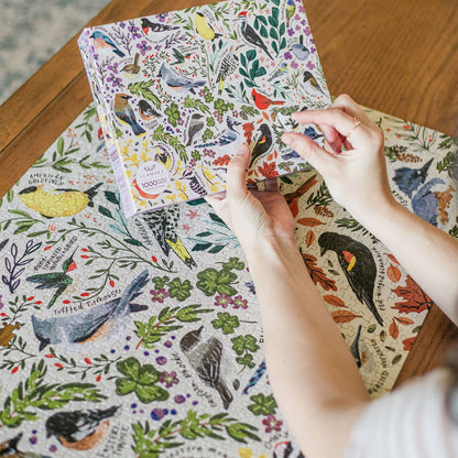 Feathered Friends - 1,000 Piece Bird Jigsaw Puzzle