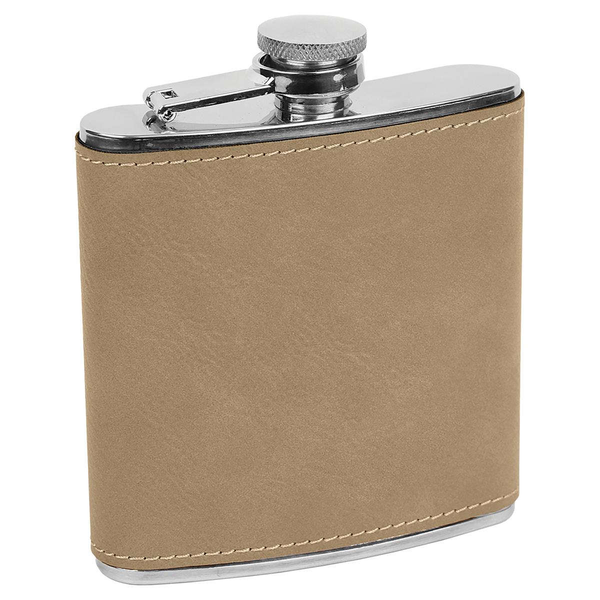 Pine Trees  6 oz. Leatherette Stainless Steel Flask