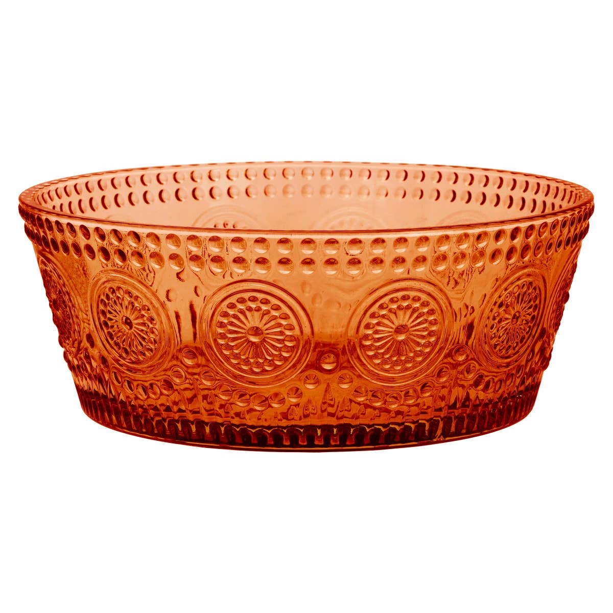 7" Round Umber Codi Glass Bowl Fall