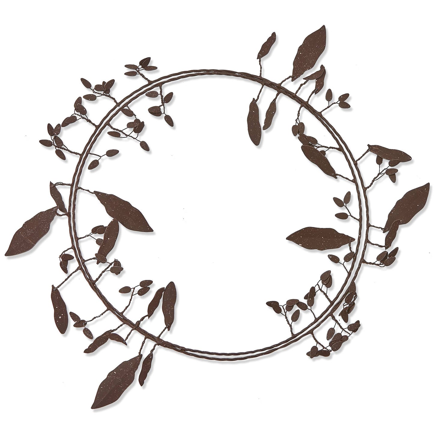 Weathered Leaf & Berry Wreath - Rust