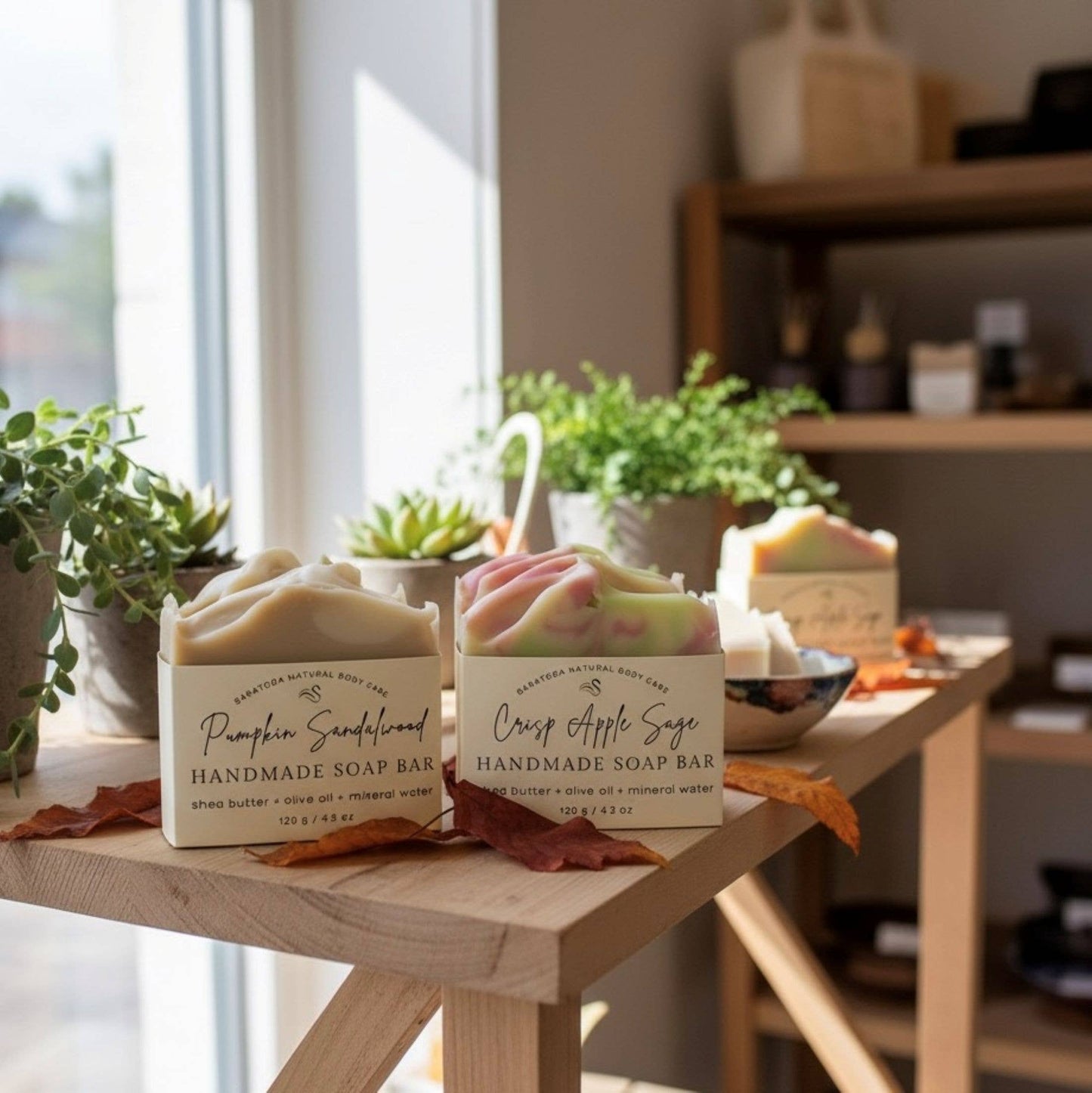 Crisp Apple Sage Handmade Soap Bar