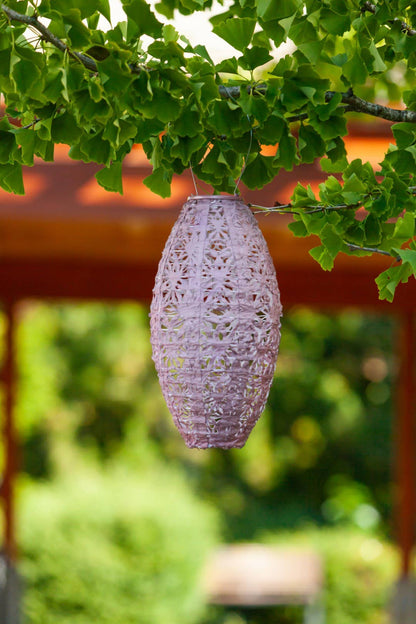 Stella Wildflower Pod Solar Lantern - Blush