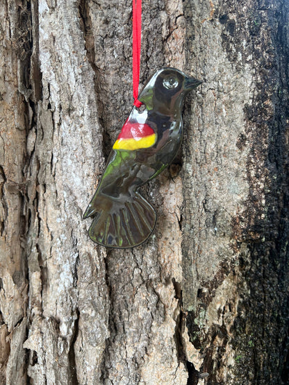 Red-Winged Blackbird Ornament