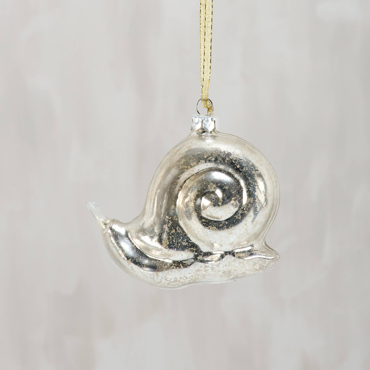 Glass Snail Ornament