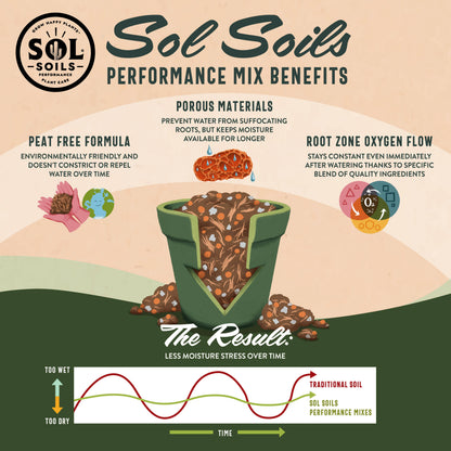 Soil (2Qt) Houseplant Chunky Mix (Aroid/Tropical Soilless)