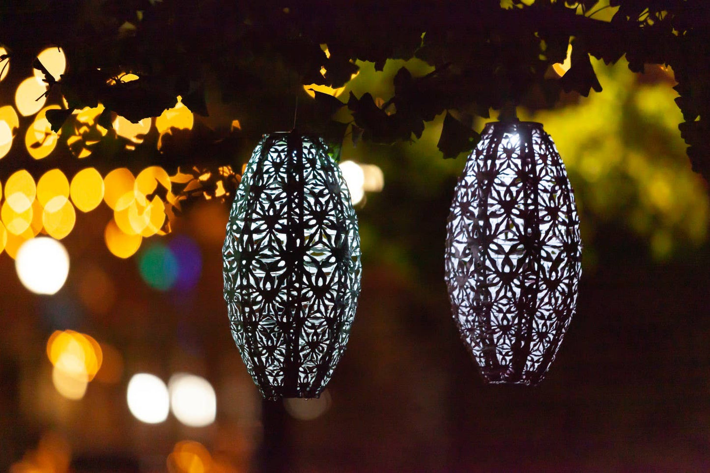 Stella Wildflower Pod Solar Lantern - Blush
