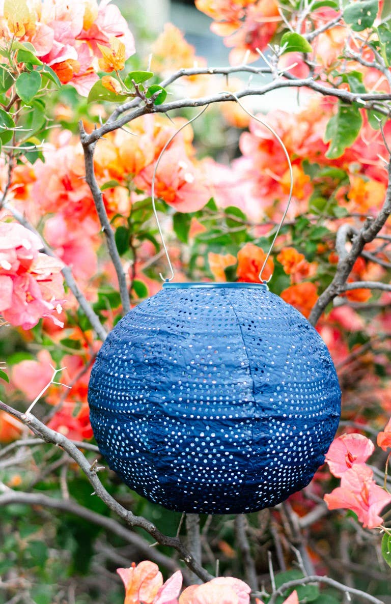 Stella Globe Solar Lantern - Ultramarine