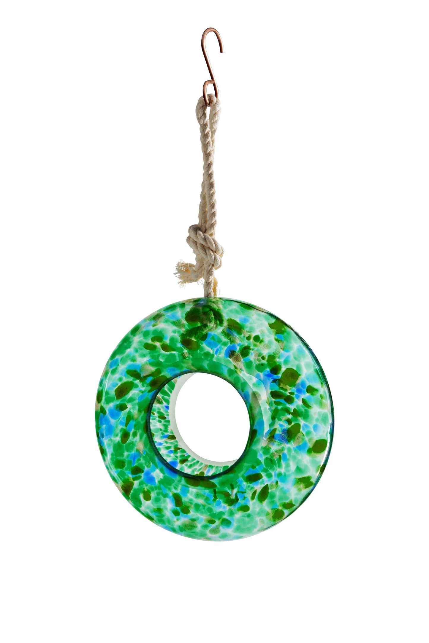 Handcraft Art Glass Bird Feeder