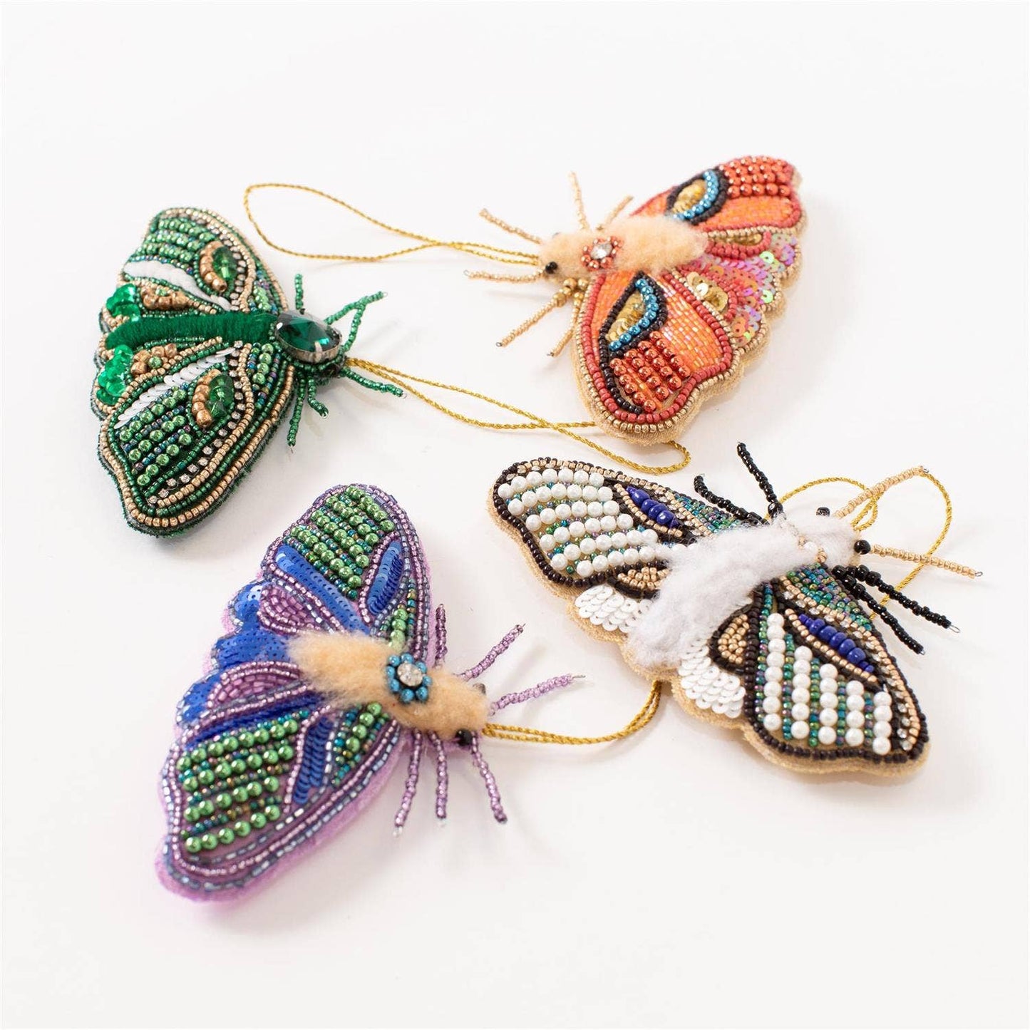 Ornaments - Beaded Moths