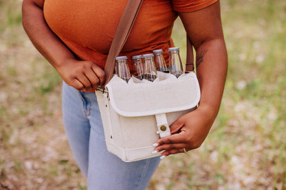 Craft Beer Caddy  Cooler Tote with Opener
