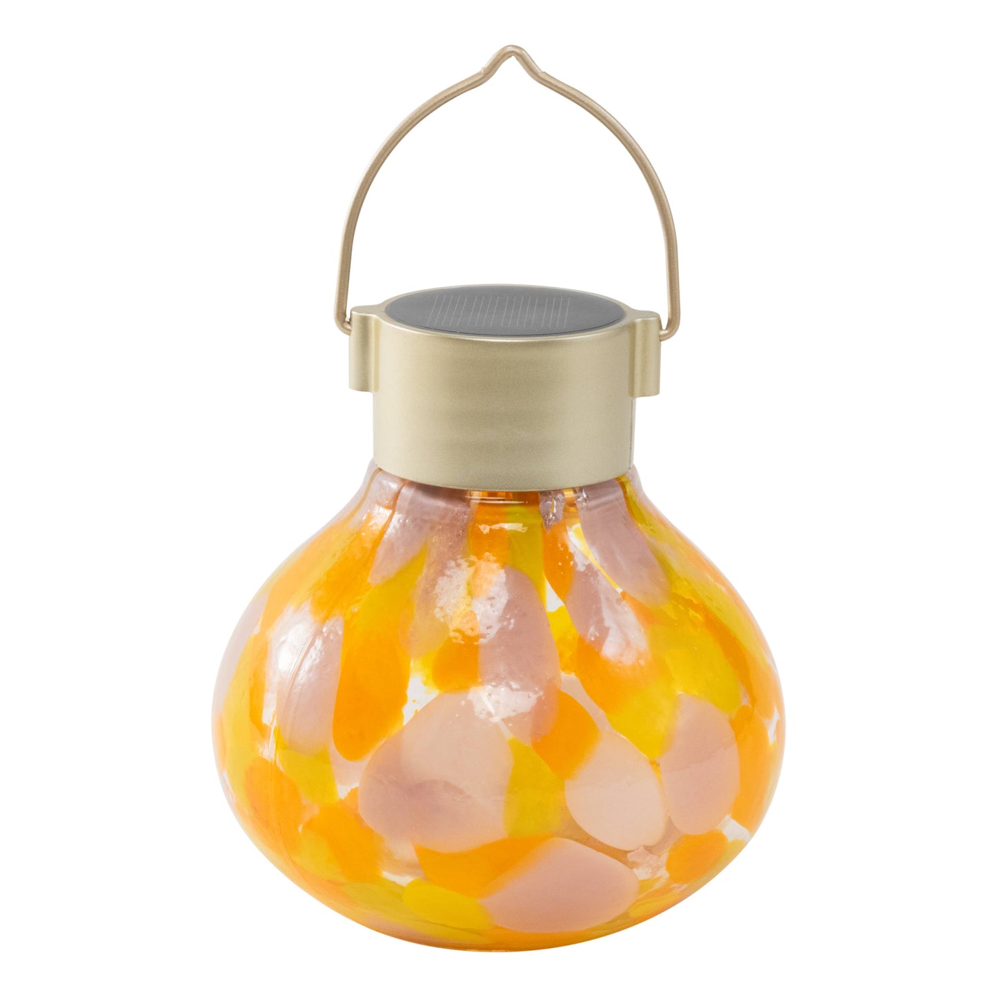 'Mai Tai' Tea Lantern - Glass Outdoor Solar Lantern