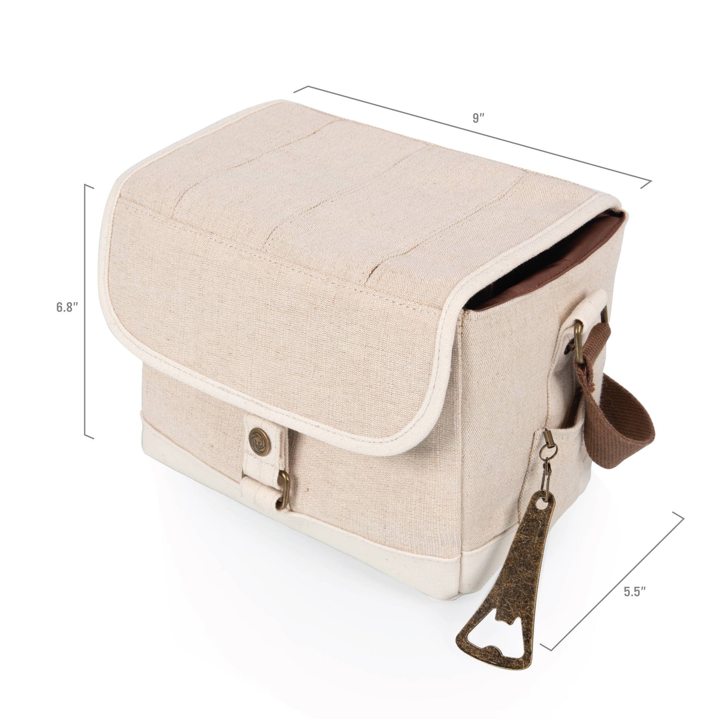 Craft Beer Caddy  Cooler Tote with Opener