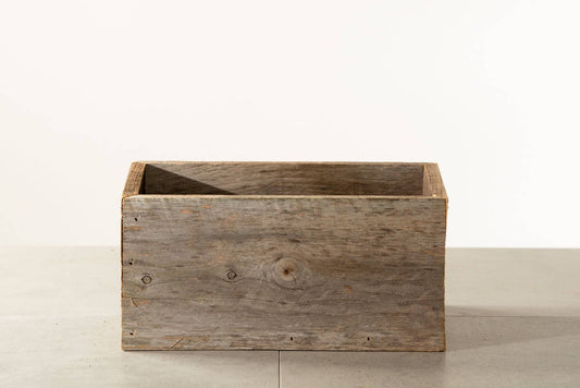 Reclaimed Wood Planter / Organizer Crate
