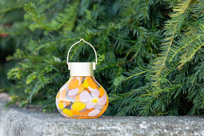 'Mai Tai' Tea Lantern - Glass Outdoor Solar Lantern