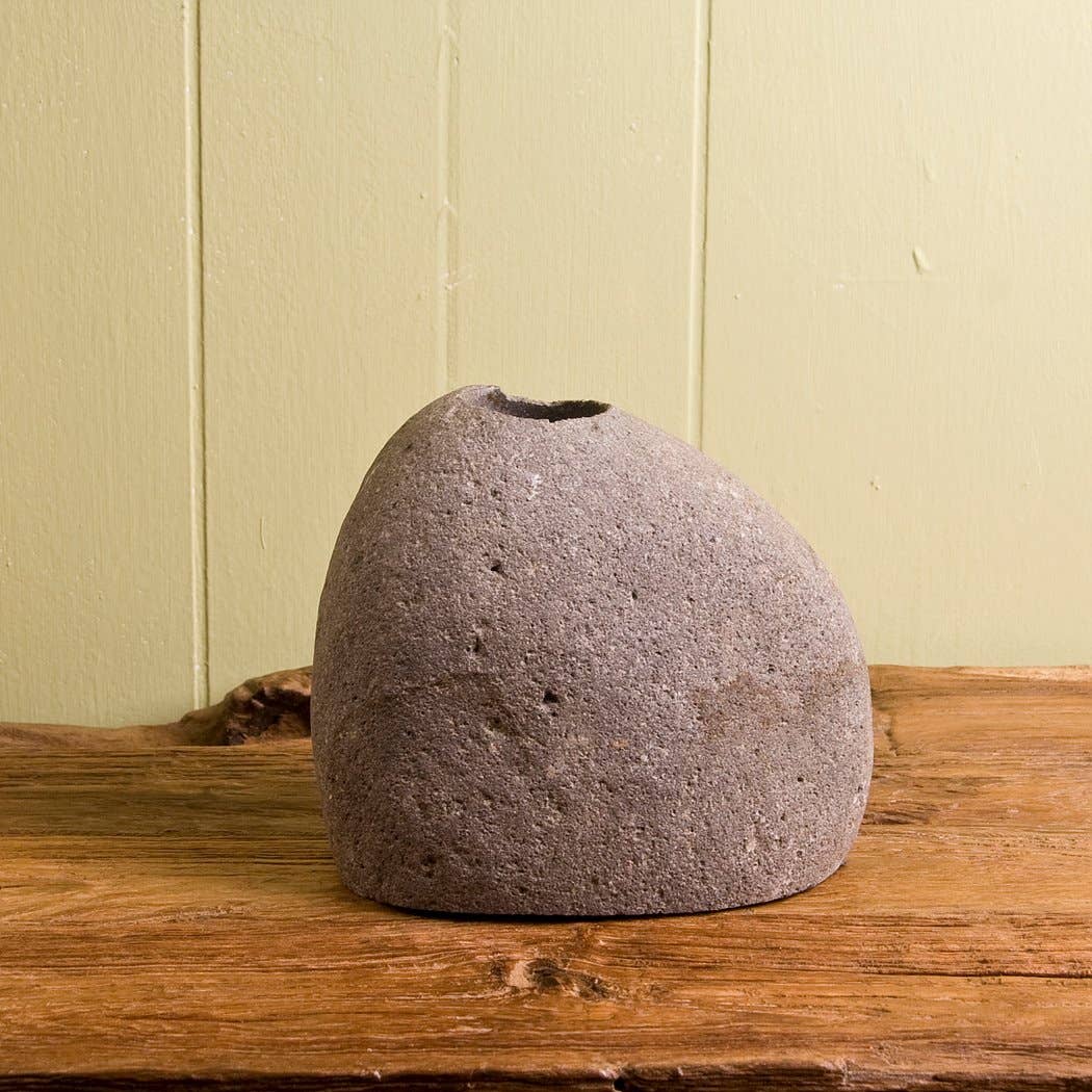 Natural River Stone Bud Vases